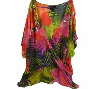 Lane Bryant Tropical Blouse